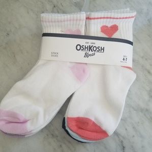 OshKosh B'gosh Girls 6 pack socks